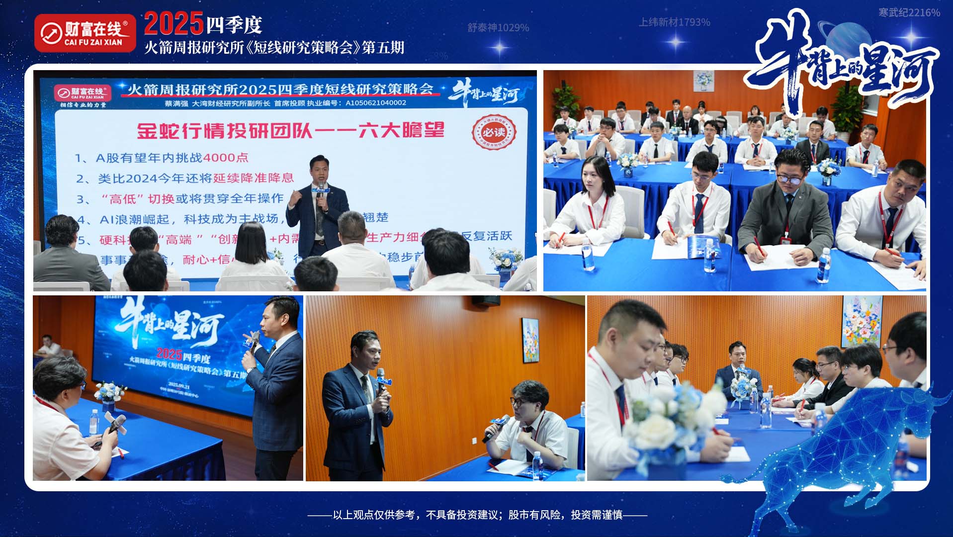 蔡满强：A 股慢牛在途！三浪行情剑指 4700 点！ 2