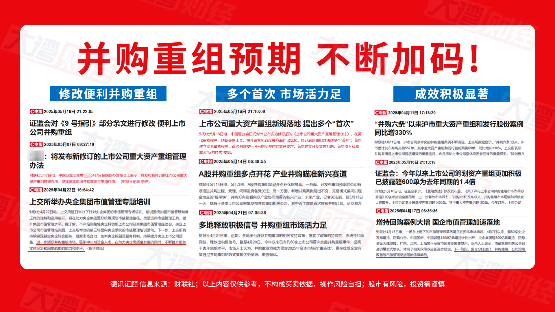 并购狂潮来袭！龙头企业密集出手，产业升级再提速！ 2