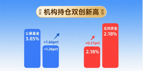 公募基金、北向资金持仓历史新高；前十大重仓股主要集中在…… 2